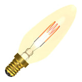 BELL 4W LED Vintage Soft Coil Candle Bulb Dimmable - SES, Amber, 2000K