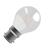 BELL 60734 3.3W LED Filament Round Bulb - BC, Satin, 4000K