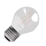 BELL 60735 3.3W LED Filament Round Bulb - ES, Satin, 4000K