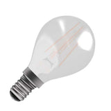 BELL 60736 3.3W LED Filament Round Bulb - SES, Satin, 4000K