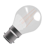 BELL 60743 3.3W LED Dimmable Filament Round Bulb - BC, Satin, 4000K