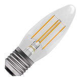 BELL 60714 3.3W LED Filament Candle Bulb - SES, Clear, 4000K