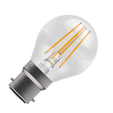 BELL 60738 3.3W LED Filament Round Bulb - ES, Clear, 4000K