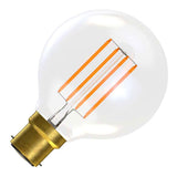 BELL 60787 3.3W LED Filament Globe Clear - BC, 2700K