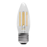 BELL 60705 3.3W LED Filament Candle Bulb - ES, Clear, 2700K