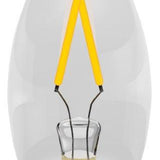 BELL 05028 1W LED Filament Chandelier - SES, Clear, 2700K