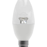 BELL 60571 2.1W LED 35mm Dimmable Candle Bulb Clear - SBC, 4000K