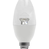 BELL 60572 2.1W LED 35mm Dimmable Candle Bulb Clear - SES, 4000K