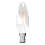 BELL 60708 3.3W LED Filament Candle Bulb - SBC, Satin, 2700K