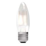 BELL 60709 3.3W LED Filament Candle Bulb - ES, Satin, 2700K