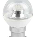 BELL 60582 2.1W LED 45mm Dimmable Round Bulb Ball Clear - BC, 4000K