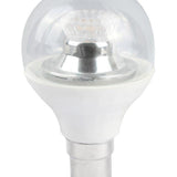 BELL 60583 2.1W LED 45mm Dimmable Round Bulb Ball Clear - SBC, 4000K