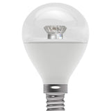 BELL 60524 2.1W LED Round Bulb Clear - SES, 2700K