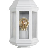 Bell 10364 Retro Half Lantern Polycarbonate White