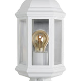 Bell 10365 Retro Half lantern Polycarbonate with 90° PIR White