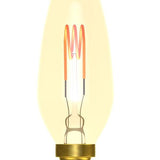 BELL 4W LED Vintage Soft Coil Candle Bulb Dimmable - SES, Amber, 2000K