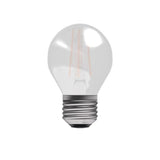 BELL 60735 3.3W LED Filament Round Bulb - ES, Satin, 4000K