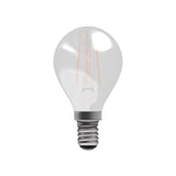 BELL 60736 3.3W LED Filament Round Bulb - SES, Satin, 4000K