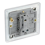 BG FBS12 Screwless Flat Plate Stainless Steel Single Switch 10A 2 Way