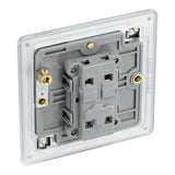 BG FBS13 Screwless Flat Plate Stainless Steel Intermediate Switch 10A