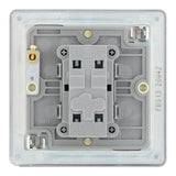 BG FBS13 Screwless Flat Plate Stainless Steel Intermediate Switch 10A