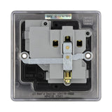 BG NBN21B Black Nickel Single Switched 13A Socket