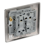 BG NBN42 Black Nickel Double Switch 10A 2 Way