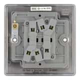 BG NBN42 Black Nickel Double Switch 10A 2 Way