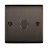 BG NBN81 Black Nickel Single Intelligent LED 2 Way Dimmer Switch