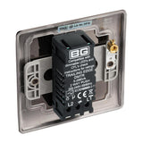 BG NBN81 Black Nickel Single Intelligent LED 2 Way Dimmer Switch