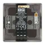 BG NBN81 Black Nickel Single Intelligent LED 2 Way Dimmer Switch