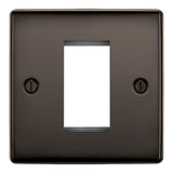 BG NBNEMS1 Black Nickel Single Euro Plate