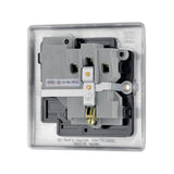 BG NBS21B Stainless Steel Single Switched 13A Socket