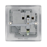 BG NBS21G Stainless Steel Single Switched 13A Socket