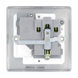 BG NBS21W Stainless Steel Single Switched 13A Socket