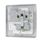 BG NBS21W Stainless Steel Single Switched 13A Socket