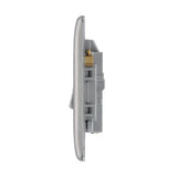 BG NBS31 Stainless Steel Single Switch 20A with Neon