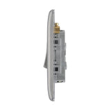 BG NBS43 Stainless Steel Triple Switch 10A 2 Way