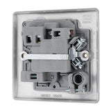 BG NBS53 Stainless Steel Switched 13A Fused Connection Unit with Neon and Cable Outlet