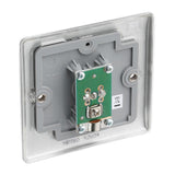 BG NBS60 Stainless Steel Single Socket TV/FM Co-axial Aerial Connection