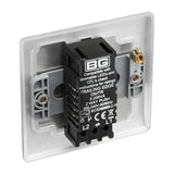 BG NBS81 Stainless Steel Single Intelligent LED 2 Way Dimmer Switch