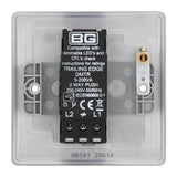 BG NBS81 Stainless Steel Single Intelligent LED 2 Way Dimmer Switch