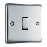 BG NPC12 Polished Chrome Single Switch 10A 2 Way