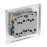 BG NPC43 Polished Chrome Triple Switch 10A 2 Way