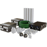 Blauberg EC-D5B-180-AK2 Komfort 2-Bed Flat or Apartment Horizontal MVHR Heat Recovery Kit