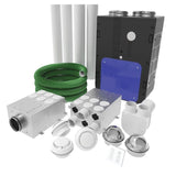 Blauberg EC-S5B-270-AK2 Komfort 2-Bed Flat or Apartment Vertical MVHR Heat Recovery Ventilation Kit