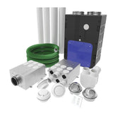 Blauberg EC-S5B-270-AK3 Komfort 3-Bed Flat or Apartment Vertical MVHR Heat Recovery Ventilation Kit