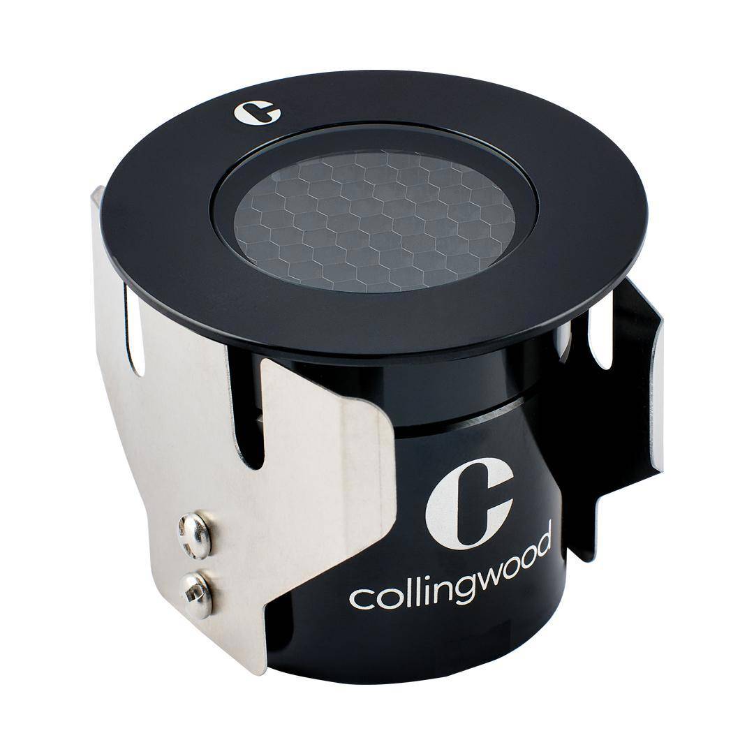 Collingwood GL016BKLG22S LED Low Glare Ground Light Black Finish Spot Extra Warm White 2200K