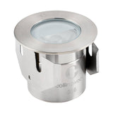 Collingwood GL016SSHM22 LED Half Moon Ground Light Stainless Steel Finish Extra Warm White 2200K