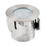Collingwood GL016SSHM30 LED Half Moon Ground Light Stainless Steel Finish Warm White 3000K